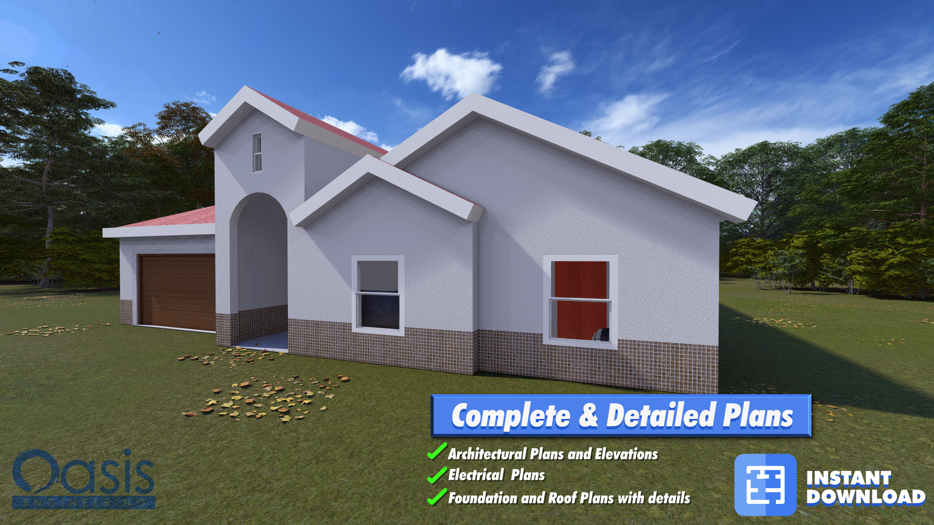 Aurora Home Plan plan by Oasis Designs
