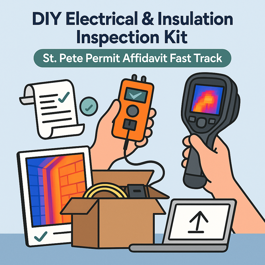 ✅ DIY Electrical & Insulation Inspection Kit — St. Pete Permit Affidavit Fast Track