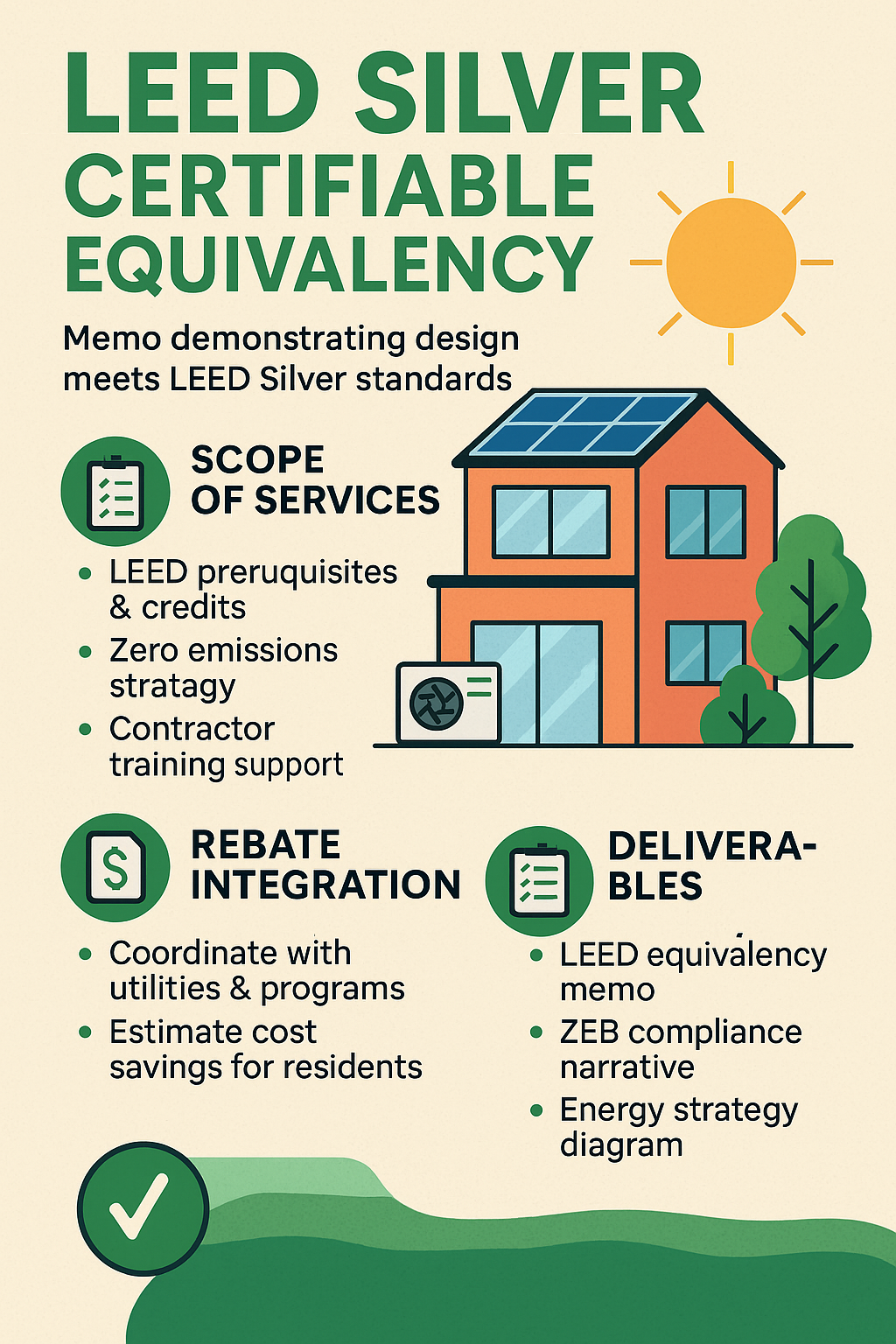 LEED-Silver Equivalency™ (No-Plaque)
