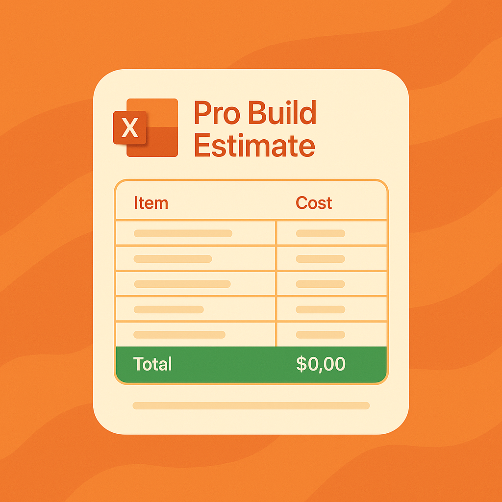 🧾Pro Build Estimate — Ready Set Orange Models