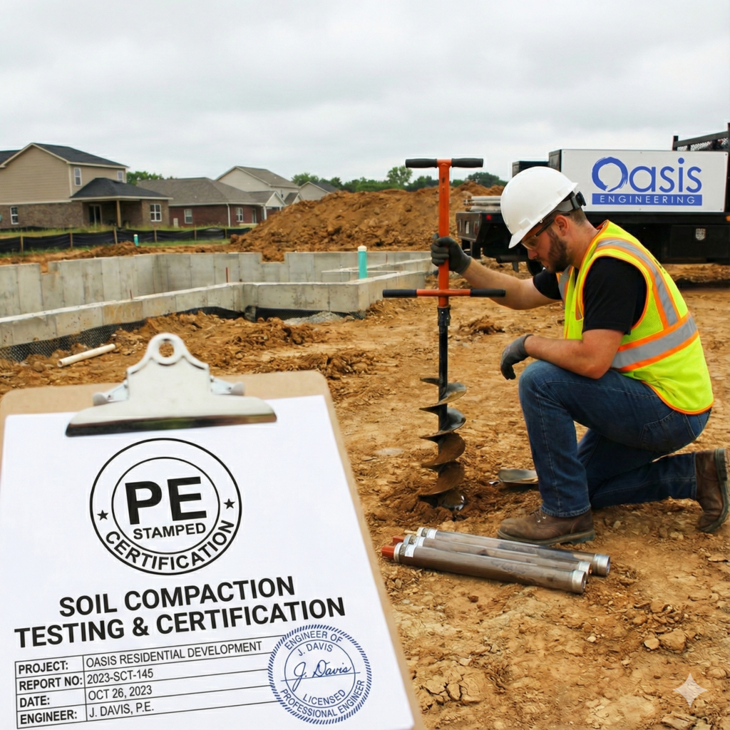 Soil Compaction Testing & PE Certification
